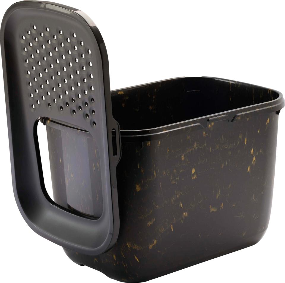 SAVIC Hop In kattoalett Svart/Guld 58,5x39x39,5 cm