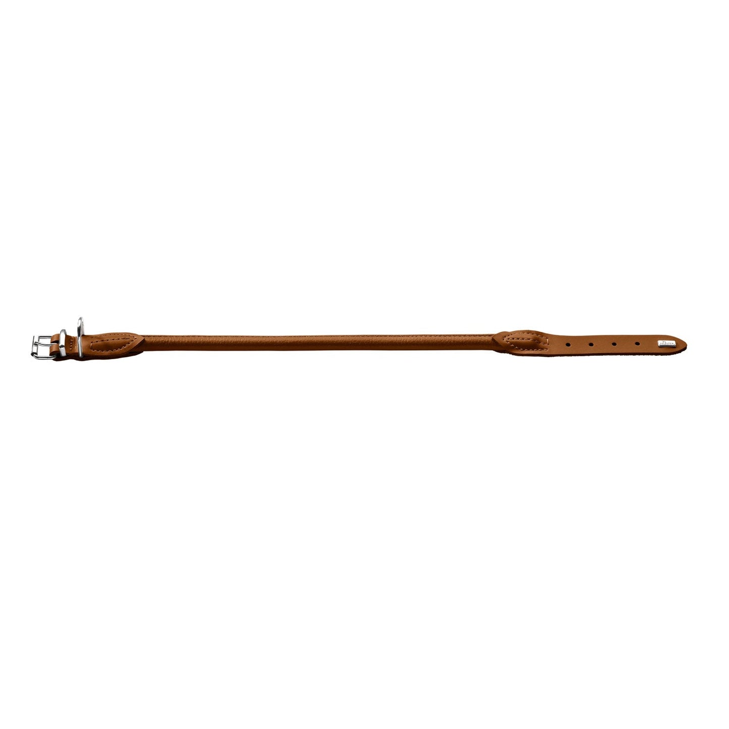 HUNTER Round & Soft Elk halsband Cognac
