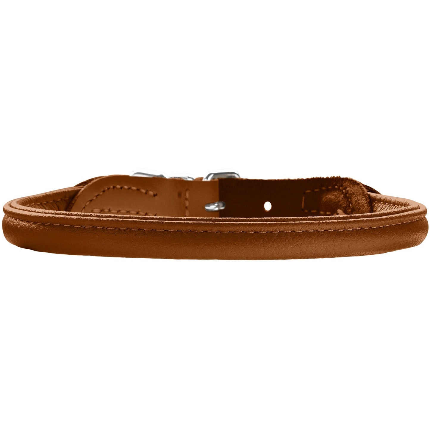 HUNTER Round & Soft Elk halsband Cognac