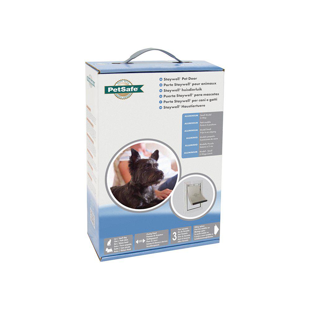 Staywell Aluminium Husdjurslucka Vit
