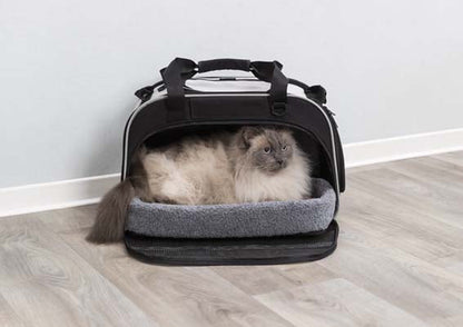 Trixie Transportväska Valery med bädd Svart/grå