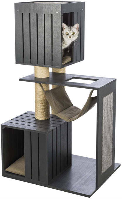 Trixie BE NORDIC Freia klösmöbel, 123 cm, Anthracit/Sand