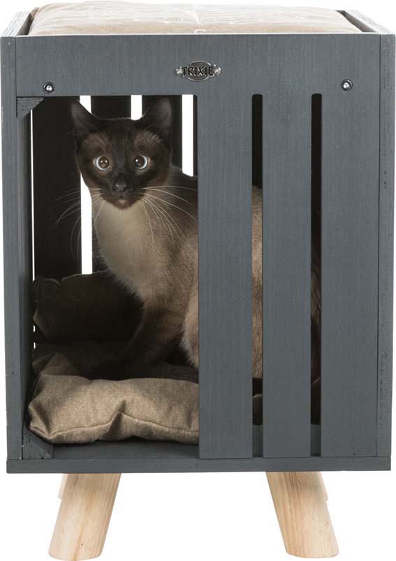 Trixie BE NORDIC Alva igloo, 36 × 51 × 36 cm, Antracit/Sand