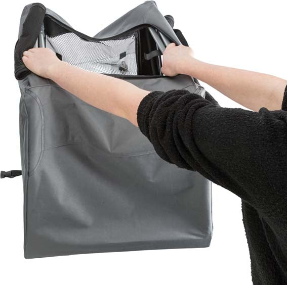 Trixie Nylonbur Easy Soft M-L Grå