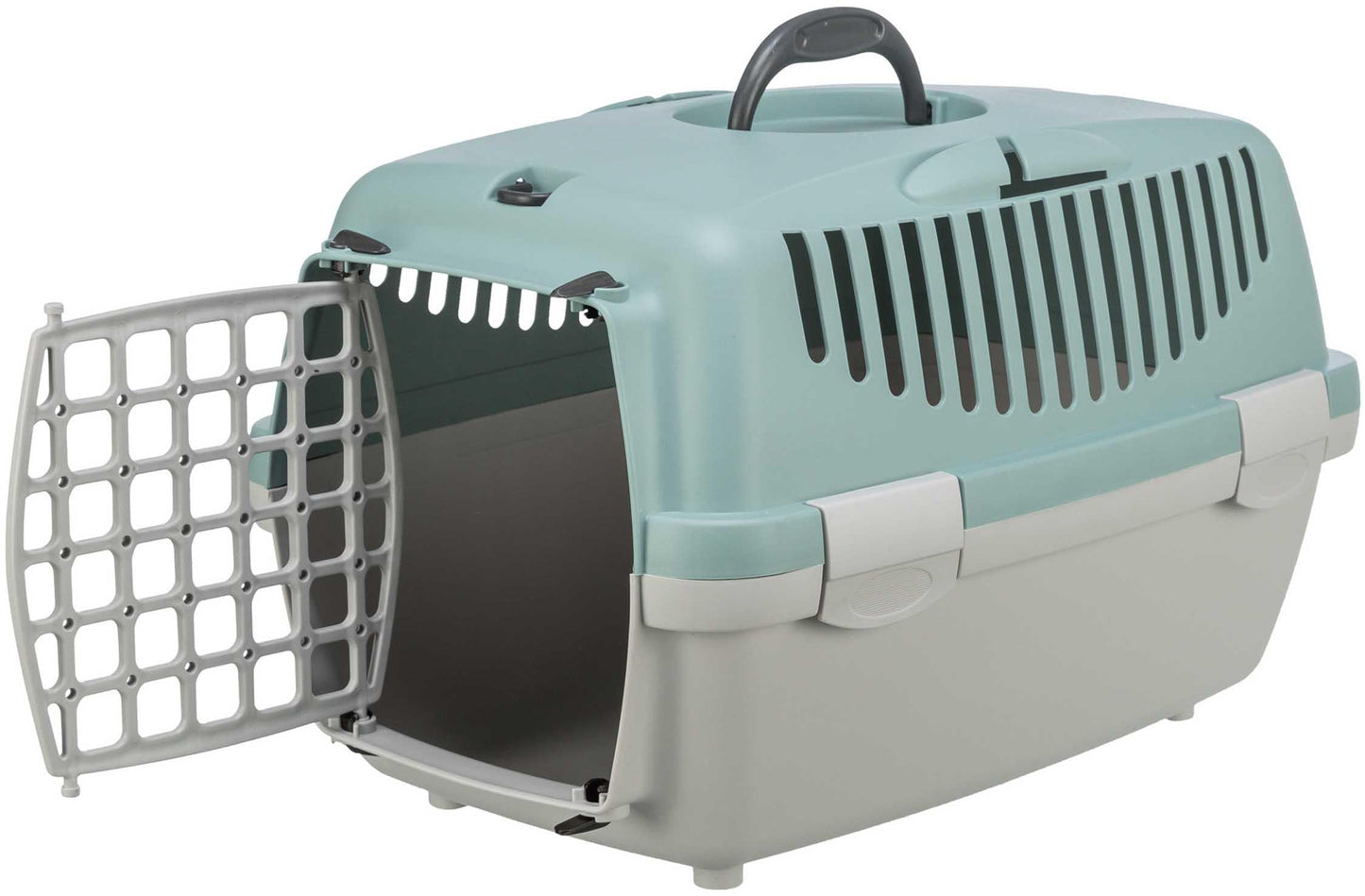 Trixie Transportbur Capri 1, XS: 32 × 31 × 48 cm, ljusgrå/sage