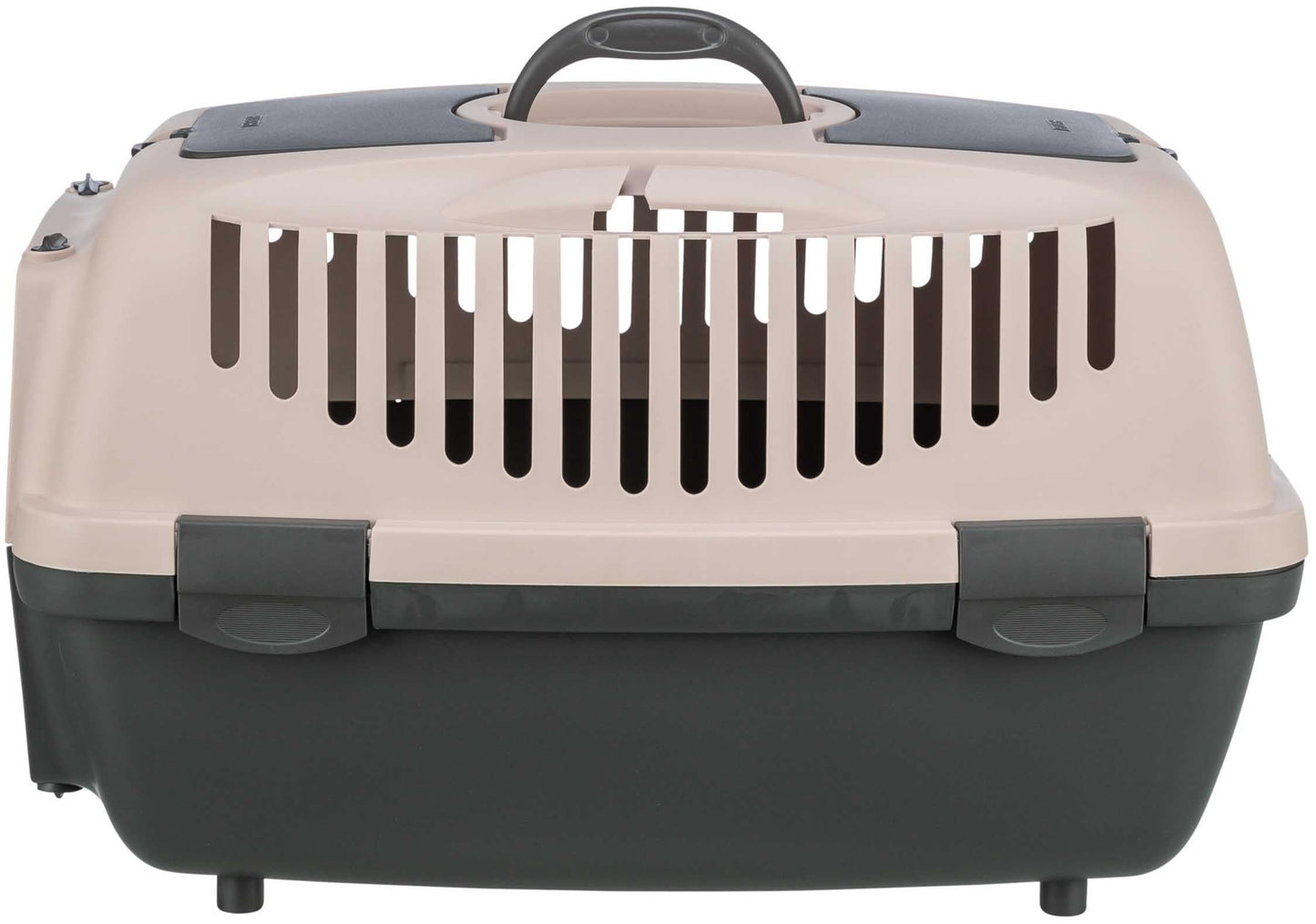 Trixie Transportbur Capri 2, XS-S: 37 × 34 × 55 cm, mörkgrå/blush