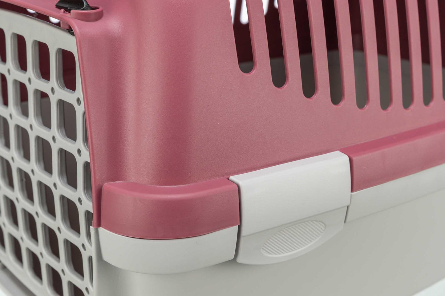 Trixie Transportbur Capri 1, XS: 32 × 31 × 48 cm, ljusgrå/antikt rosa
