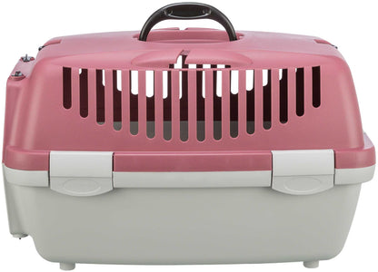 Trixie Transportbur Capri 1, XS: 32 × 31 × 48 cm, ljusgrå/antikt rosa