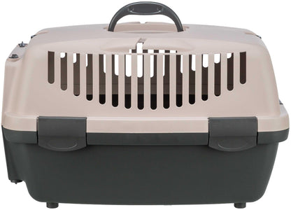 Trixie Transportbur Capri 1, XS: 32 × 31 × 48 cm, mörkgrå/blush