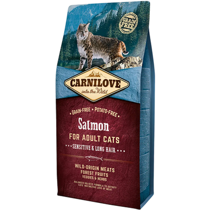 Carnilove Cat Salmon Sensitive & Long Hair