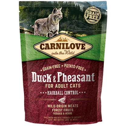 Carnilove Cat Duck & Pheasant Hairball Controll Adult