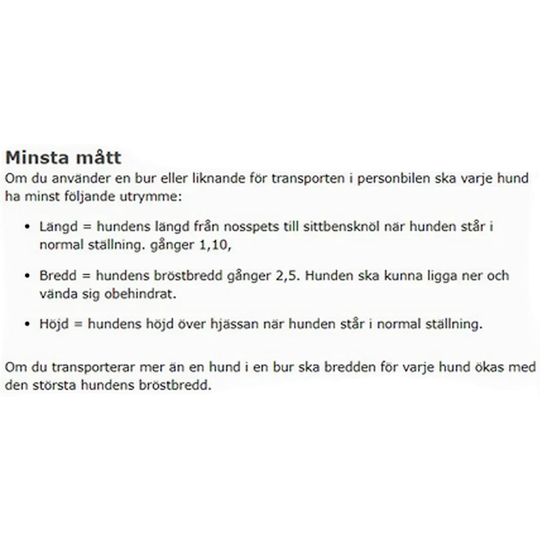 MIMsafe Hundbur Care² Grå