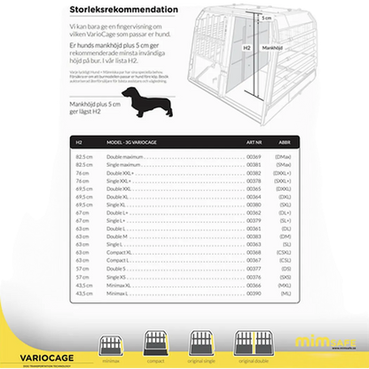 MIMsafe VarioCage Original Double Black